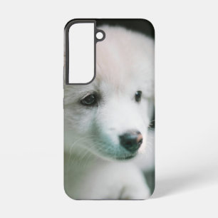 Coque Samsung Galaxy "Charme de chiot blanc tout doux"