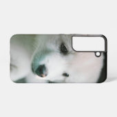 Coque Samsung Galaxy "Charme de chiot blanc tout doux" (Verso Horizontal)