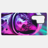 Coque Samsung Galaxy chat astronaute (Verso Horizontal)