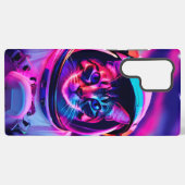 Coque Samsung Galaxy chat astronaute (Verso Horizontal)