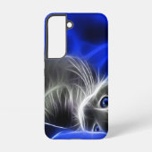 Coque Samsung Galaxy Chat bleu électrique | Boîtier téléphonique Abstra (Verso)