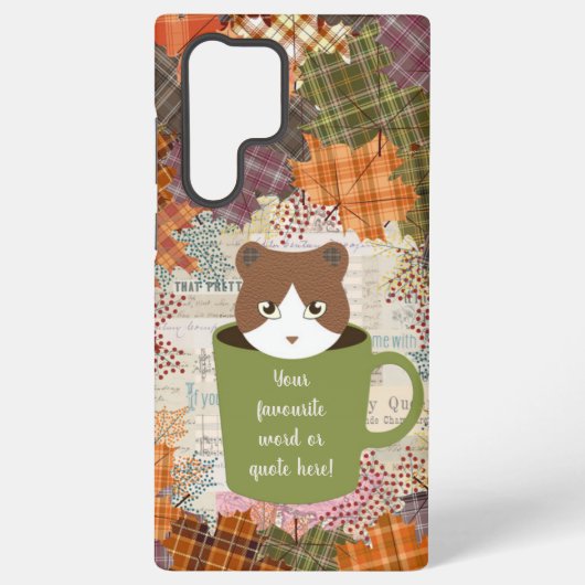 Coque Samsung Galaxy Chat de congé d'automne (Verso)