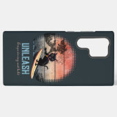 Coque Samsung Galaxy Chat d'équitation Sunset (Verso Horizontal)