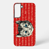 Coque Samsung Galaxy Chat du Cheshire (Verso)