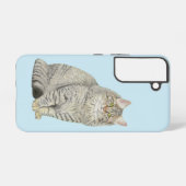 Coque Samsung Galaxy Chat Longhair Tabby (Verso Horizontal)