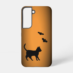 Coque Samsung Galaxy Chat noir avec chauve-souris
