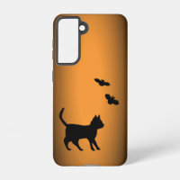 Chat noir avec chauve-souris