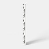 Coque Samsung Galaxy Chaussures de ballet noir et blanc (Côté gauche)