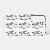 Coque Samsung Galaxy Chaussures de ballet noir et blanc (Verso Horizontal)