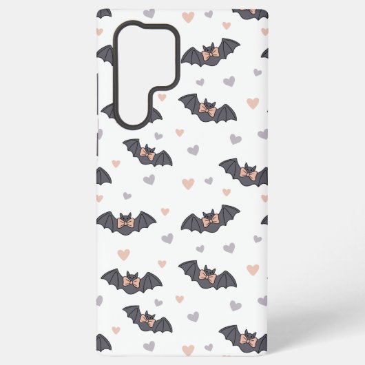 Coque Samsung Galaxy Chauves-souris d'Halloween éffrayantes mais mignon (Verso)
