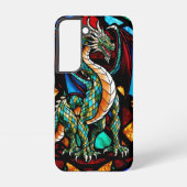 Coque Samsung Galaxy Chef-d'oeuvre mythique du dragon en verre de Majes (Verso)