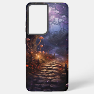 COQUE SAMSUNG GALAXY CHEMIN DE HALLOWEEN GOTHIQUE ÉFFRAYANT SOMBRE