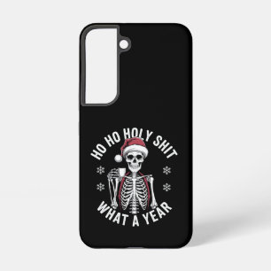 Coque Samsung Galaxy Chemise Sainte Quel An Humour de Noël Squelette