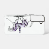 Coque Samsung Galaxy Cheval Dressage en Trot Piaffe (Verso Horizontal)