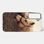 Coque Samsung Galaxy Cheval et bus appâtés (Verso Horizontal)