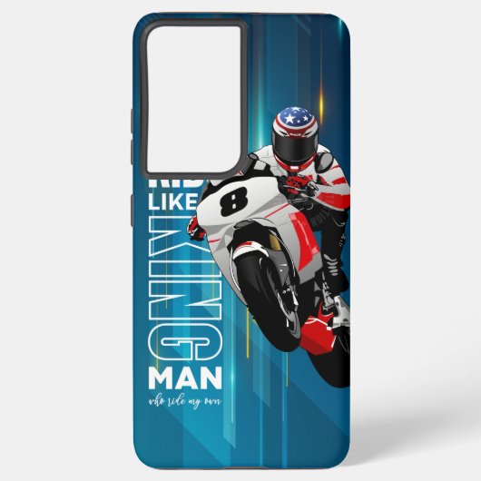 Coque Samsung Galaxy Chevaucher comme un roi | (Verso)
