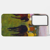 Coque Samsung Galaxy Chevaux de course Edgar Degas à Longchamp (Côté gauche)