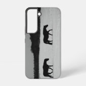 Coque Samsung Galaxy Chevaux sur neige sgcnm (Verso)