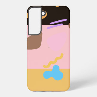 Coque Samsung Galaxy Chic Modern Pink  Teal  Brush Samsung Galaxy S10