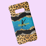 Coque Samsung Galaxy S10E Chic poster de animal turquoise parties scintillan<br><div class="desc">Plutôt chic et élégant faux parties scintillant girly bling en turquoise turquoise avec motif poster de animal tendance pour créer un coque élégant spécial unique pour protéger votre appareil. Belle couverture moderne et cool pour le brancheur tendance et amateur d'art. Ce design élégant et sophistiqué conviendra parfaitement aux filles qui...</div>