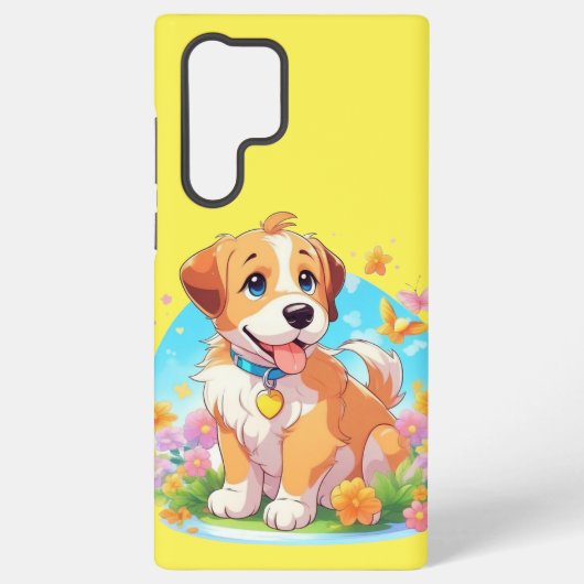 Coque Samsung Galaxy Chien chiot mignon (Verso)
