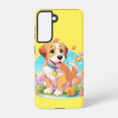 Coque Samsung Galaxy Chien chiot mignon (Verso)