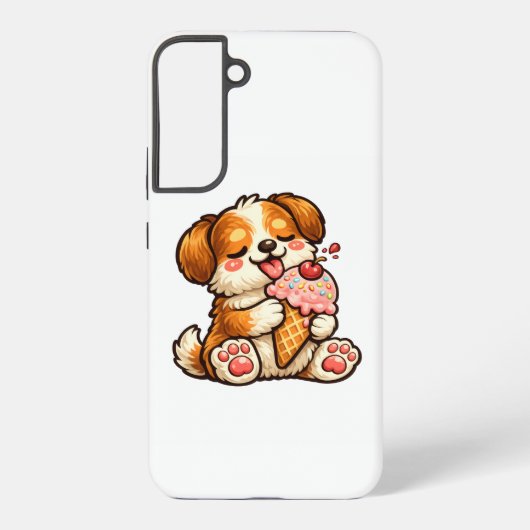 Coque Samsung Galaxy Chien de glace cool (Verso)