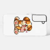 Coque Samsung Galaxy Chien de glace cool (Verso Horizontal)