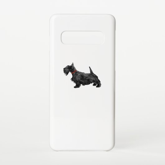 Coque Samsung Galaxy Chien écossais de Terrier (Dos)