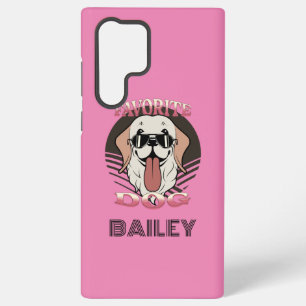 Coque Samsung Galaxy Chien favori, drôle mignon chien maman/papa Person