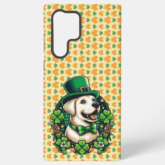 Coque Samsung Galaxy Chien mignon de la Saint Patrick (Verso)