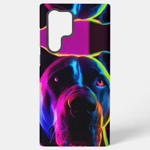 Coque Samsung Galaxy chien néon