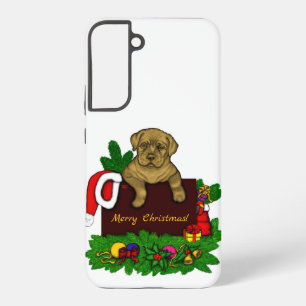 Coque Samsung Galaxy Chiens de Noël