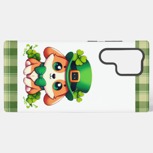 Coque Samsung Galaxy Chiot de la Saint-Patricks (Verso Horizontal)