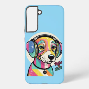 Coque Samsung Galaxy Chiot super : Une Canine Colorée