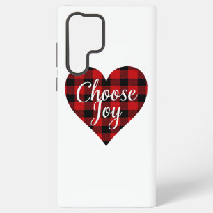 Coque Samsung Galaxy Choisissez Joy Inspirational Quote