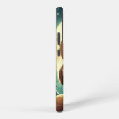 Coque Samsung Galaxy Chouette bébé la nuit avec lune (Côté droit)