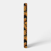 Coque Samsung Galaxy Chouettes d'automne sur noir (Côté gauche)