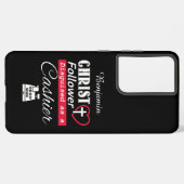 Coque Samsung Galaxy Christ Follower déguisé en caissier chrétien (Côté gauche)