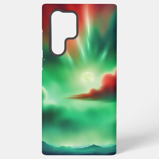 Coque Samsung Galaxy ciel vert (Verso)