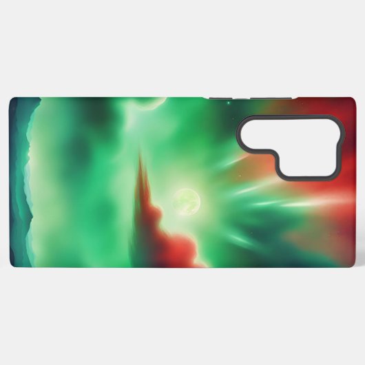 Coque Samsung Galaxy ciel vert (Verso Horizontal)