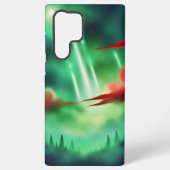 Coque Samsung Galaxy ciel vert (Verso)