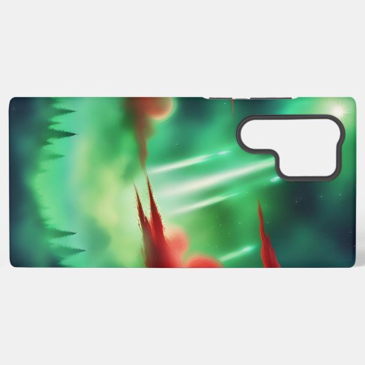 Coque Samsung Galaxy ciel vert (Verso Horizontal)