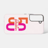 Coque Samsung Galaxy Cinquante et fabuleux 50e anniversaire (Verso Horizontal)