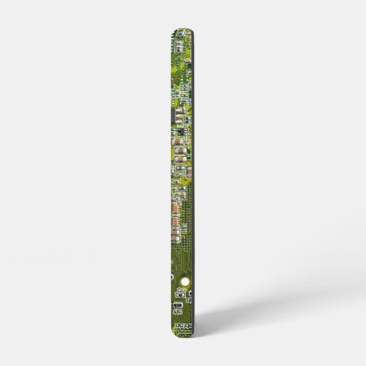 Coque Samsung Galaxy Circuit imprimé circuit imprimé circuit vert circu (Côté gauche)