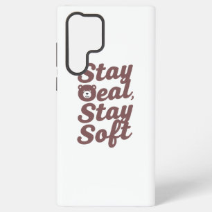 Coque Samsung Galaxy Citation de bonté inspirante avec un ours douillet