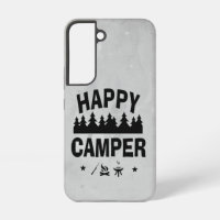 Citation de camping amusante et heureuse de campeu