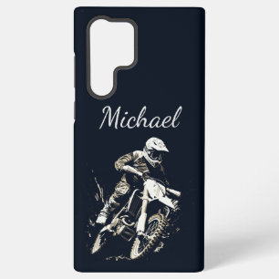 Coque Samsung Galaxy Citation de Motocross Sport Moto Course Personnali