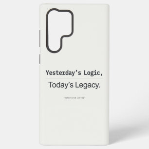 Coque Samsung Galaxy Citation de programmeur Héritage de la logique d'h