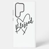 Coque Samsung Galaxy Citation Gratitude manuscrite (Verso)